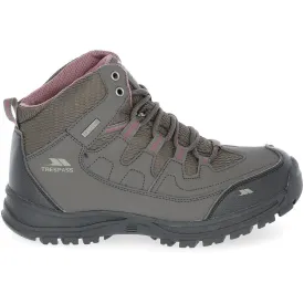 Mitzi Womens Waterproof Hiking Boots in Coffee